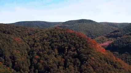 Mountain natural drone view.