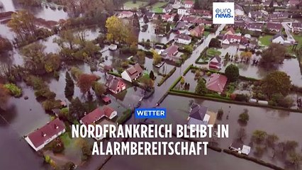 Descargar video: Hochwasseralarm in Teilen  Europas: Kritische Lage in Nordfrankreich