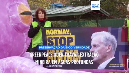 Greenpeace tenta travar exploração mineira do fundo do mar