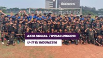 Kunjungi SSB Lokal di Jakarta, Timnas Inggris U-17 Ajari Anak-anak Indonesia Selebrasi Jude Bellingham