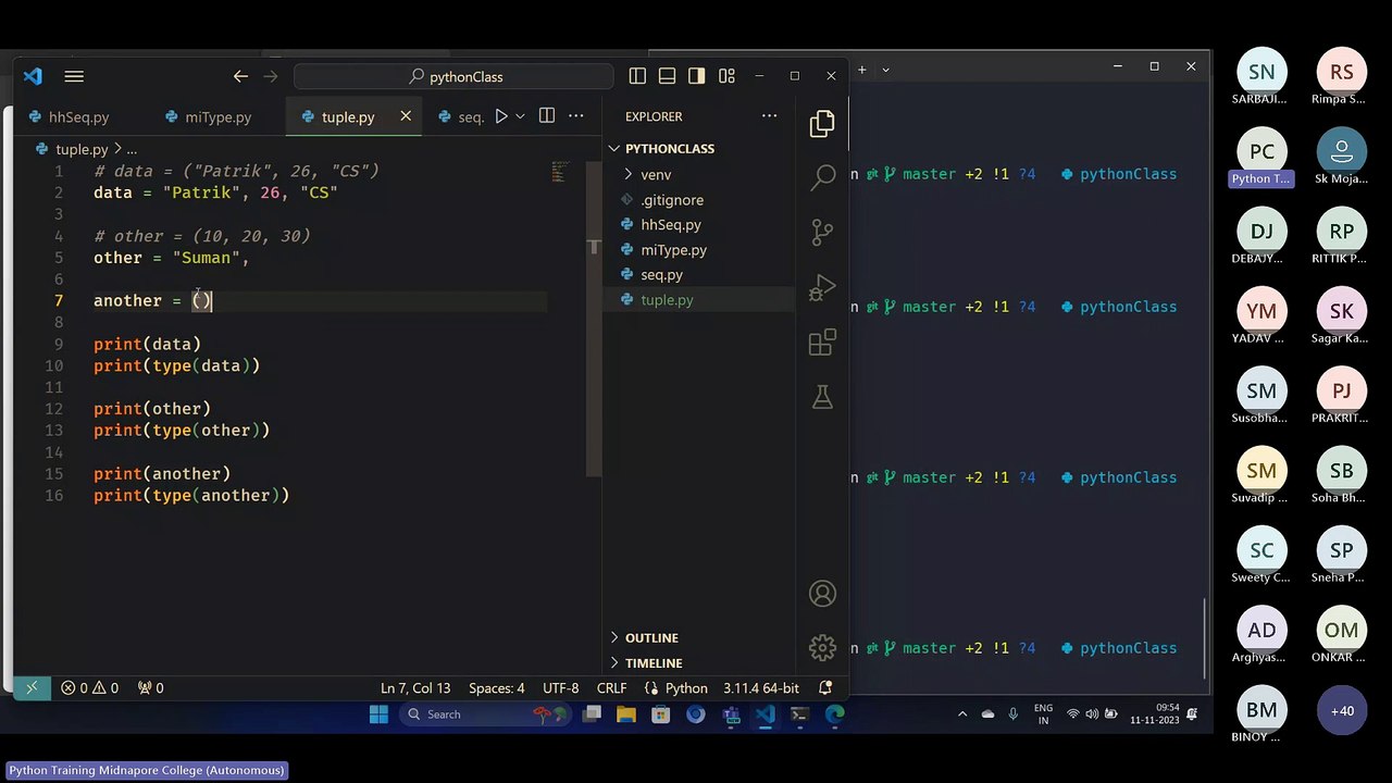 Batch 1 Tuple