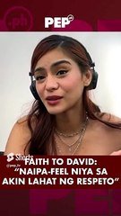 Good words ni Faith Da Silva kay David Licauco | PEP Live #shorts