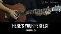 Here's Your Perfect - Jamie Miller | EASY Guitar Tutorial with Chords / Lyrics