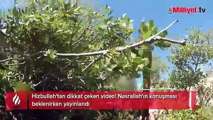 Hizbullah'tan dikkat çeken video