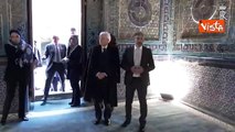 Il Presidente Mattarella visita il complesso monumentale di Shah-i-Zinda, in Uzbekistan