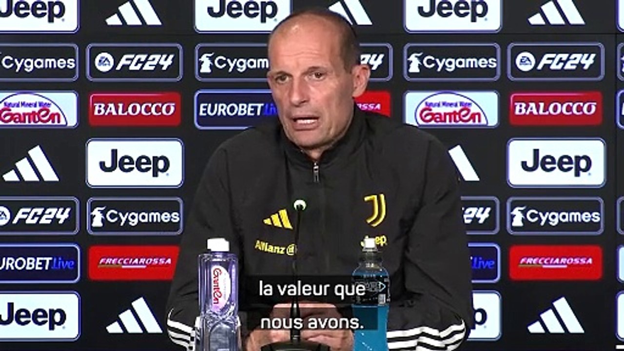 Allegri : “Un objectif clair : être dans les 4 premiers pour retrouver la C1”