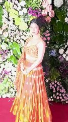 Sensational Nimrat Kaur In A Shiny Orange Outfit At Ekta Kapoor's Diwali Party