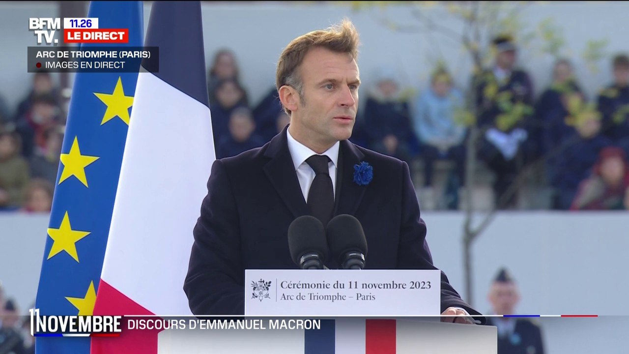 "Son anonymat porte en lui des millions de noms": Emmanuel Macron s'exprime sur le Soldat inconnu