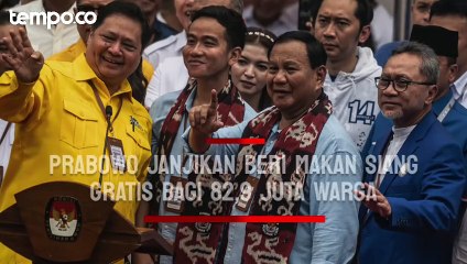 Capres Prabowo Janjikan Beri Makan Siang Gratis buat 82,9 Juta Warga, Siapa Saja?