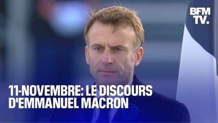 Cérémonie du 11-Novembre: l'intégralité du discours d'Emmanuel Macron sous l'Arc de Triomphe