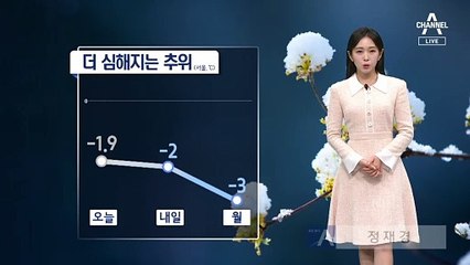 [날씨]휴일 더 심한 추위…서울 -2/6도