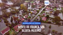 Inundações na Europa: Nordeste de França sob alerta máximo