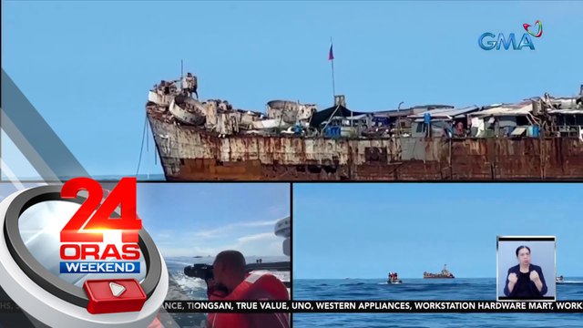 BRP Sierra Madre, nasilayan nang malapitan ng GMA Integrated News | 24 Oras Weekend