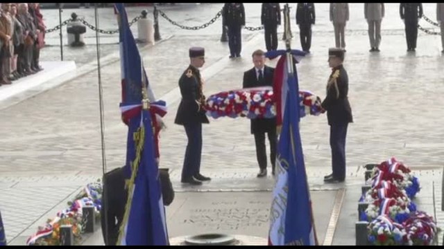 A Parigi le commemorazioni per i 105 anni dell'Armistizio del 1918