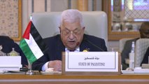 كلمة الرئيس الفلسطيني محمود عباس  في افتتاح القمة العربية الإسلامية الاستثنائية بشأن غزة