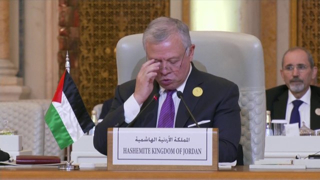 كلمة العاهل الأردني في افتتاح القمة العربية الإسلامية الاستثنائية بشأن غزة