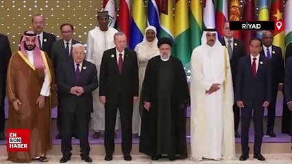 Erdoğan, Riyad’da liderlerle aile fotoğrafı çektirdi