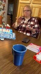 Trick Candles Light Up Woman's Hair