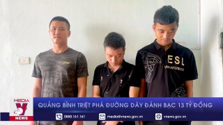 Quảng Bình triệt phá đường dây đánh bạc 13 tỷ đồng