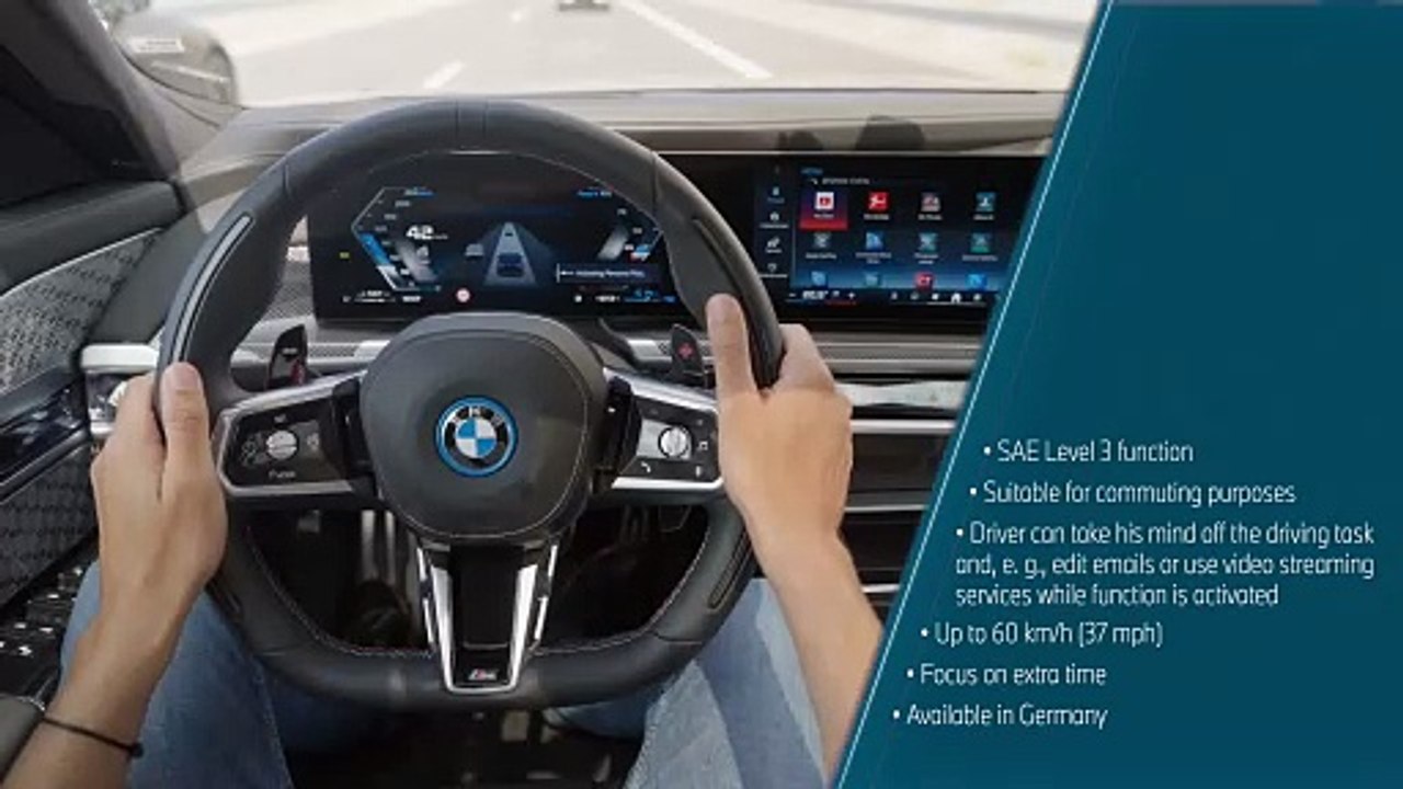 La conduite autonome de niveau 3 s'installe dans la BMW Série 7 sur les routes allemandes