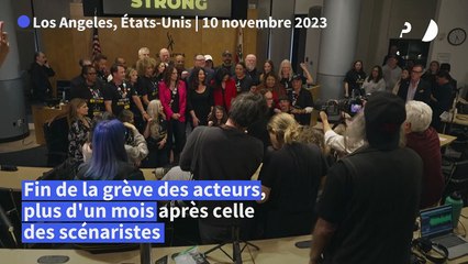États-Unis: soulagement à Hollywood, où les acteurs vont reprendre le travail