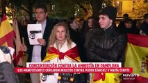 Protesta contra los pactos del PSOE en Pamplona