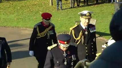 Princess Anne attends Armistice Day ceremony