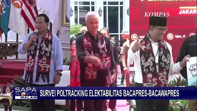 Saling Salip Elektabilitas Anies-Muhaimin, Ganjar-Mahfud, Prabowo-Gibran di Survei Poltracking
