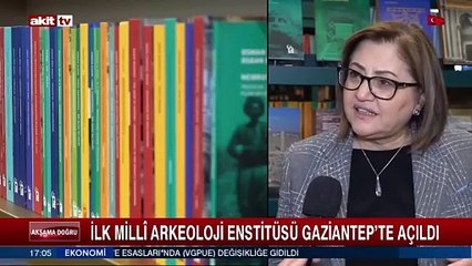 İlk milli arkeoloji enstitüsü Gaziantep'te açıldı