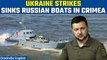 Russia-Ukraine War: Ukraine Sinks Two Russian Landing Boats In Crimea: Military | Oneindia News