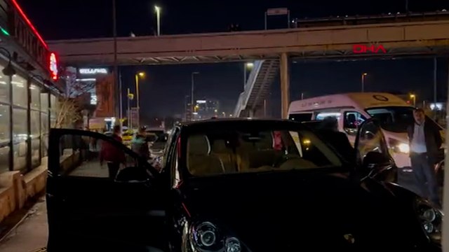 Bakırköy’de lüks cipe silahlı saldırı