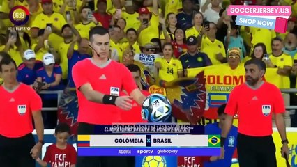 Скачать видео: Brazil vs Colombia 1-2 Highlights & All Goals 2023 - Luis Diaz 2 Goal FIFA World Cup Qualifying - CONMEBOL    Brasil vs Colombia 1-2 Resumen y todos los goles 2023 - Luis Díaz 2 goles Clasificación para la Copa Mundial de la FIFA