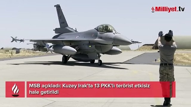 MSB açıkladı: Kuzey Irak'ta 13 PKK’lı terörist etkisiz hâle getirildi