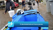 Tri des biodéchets en France, janvier.