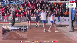 Finale, combiné mixte et simple féminin, Mondial de Sport Boules, Rumilly 2023
