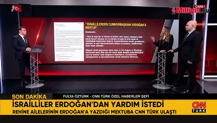 İsrailliler Erdoğan'a mektup yazdı! 'Sizden insani bir istekte bulunuyoruz'