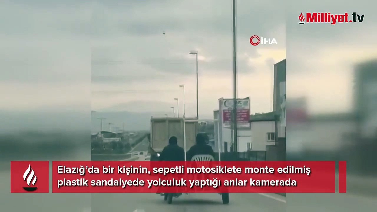 Plastik sandalyede yolculuk keyfi