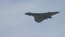 Looking back: Vulcan Bomber over Hastings, East Sussex, on June 15 2013