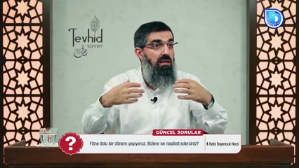 Fitne dolu bir dönem yaşıyoruz. Bizlere ne nasihat edersiniz? | Halis Bayancuk Hoca (Ebu Hanzala)