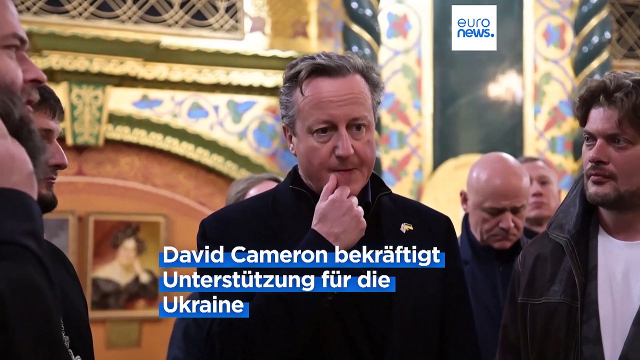 Cameron macht Ukraine Mut: Unterstütztung 'so lange wie nötig'