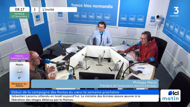 Philippe MARIE, président des Restos du coeur du Calvados