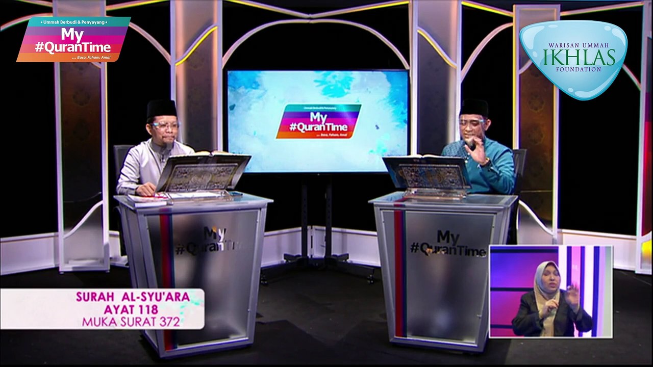 Episod 481 My #QuranTime Isnin 13 Disember 2021 Surah Al-Syu'ara' (26:112-136) Halaman 372