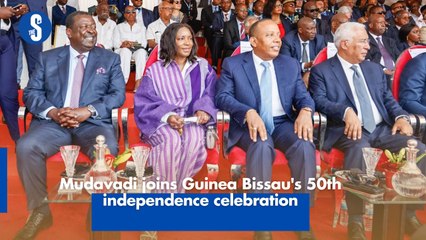 Mudavadi joins Guinea Bissau's 50th independence celebration
