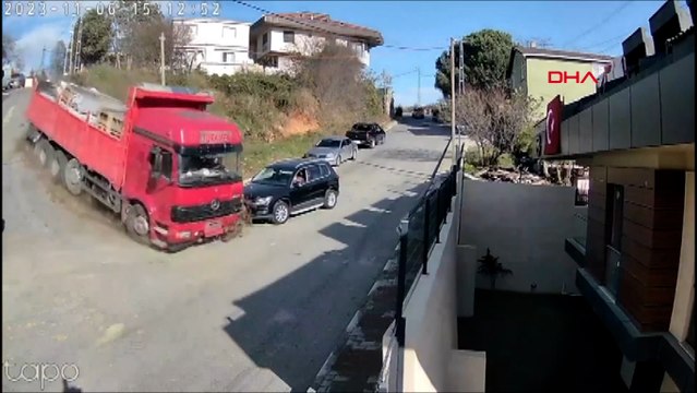 Sarıyer'de facia teğet geçti