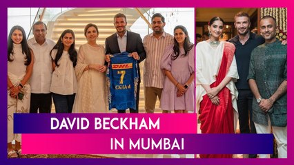 Shah Rukh Khan, Ambani Family, Sonam Kapoor Play Host To Football Legend David Beckham