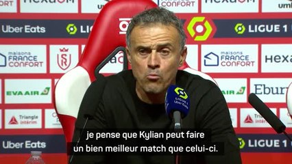 12e j. - Luis Enrique : "Mbappé peut faire un bien meilleur match que celui-ci"