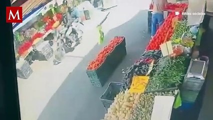 Comerciante se salva de ser ejecutado en la Central de Abastos de Celaya
