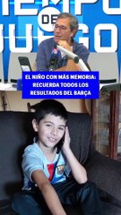 El niño culé que se sabe todos los resultados del Barça / COPE