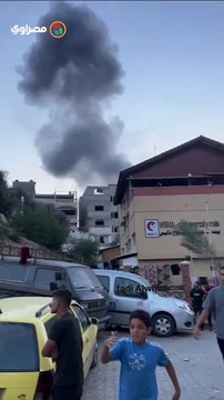 قصف صهيوني في محيط المستشفى الأندونيسي شمال قطاع غزة