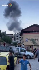 قصف صهيوني في محيط المستشفى الأندونيسي شمال قطاع غزة